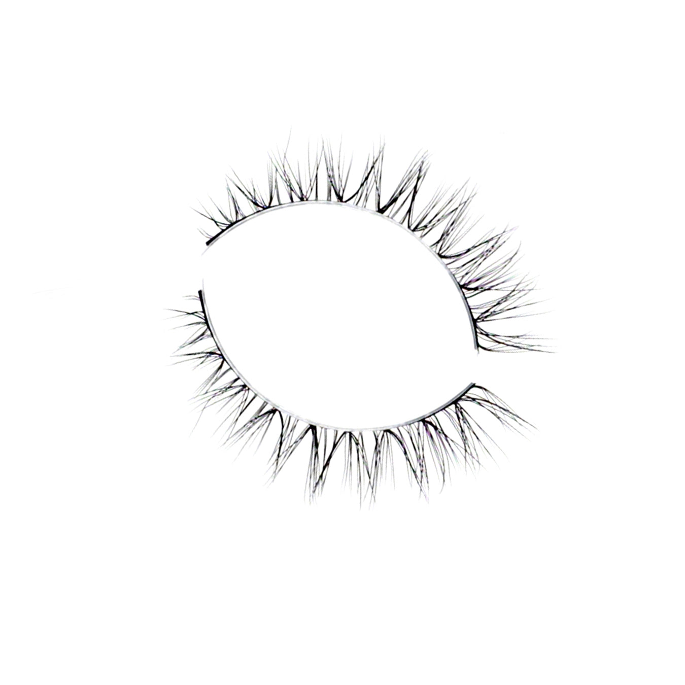 False Muse eyelashes on a white background
